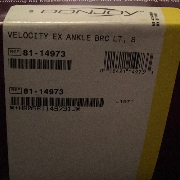 COPY - NWT,NIB,Donjoy LEFT MEDICAL Ankle Brace, Size Small. See pics,Never used - Picture 6 of 8